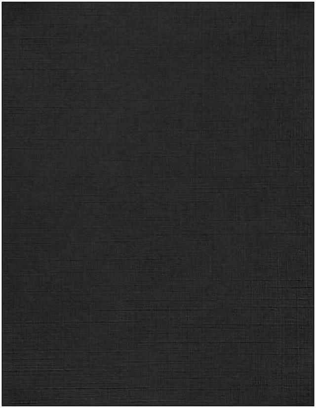 LUX Colored Paper 32 lbs. 8.5 x 11 Black Linen 250 Sheets/Pack  (81211-P-BLI-250)