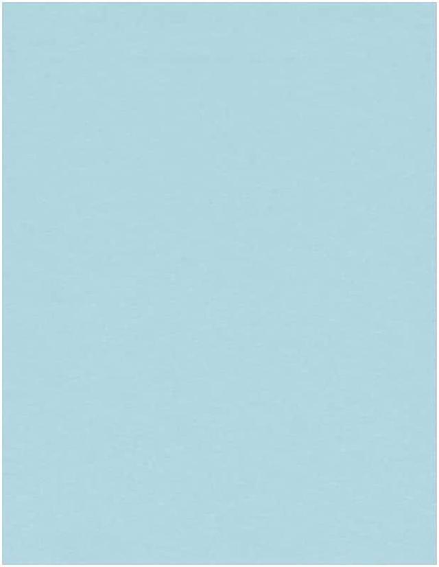 LUX Colored Paper 28 lbs. 8.5 x 11 Pastel Blue 250 Sheets/Pack  (81211-P-64-250)