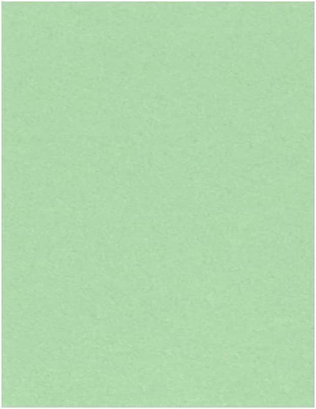 8.5 x 11 Pastel Green Color Paper Smooth, for School, Office