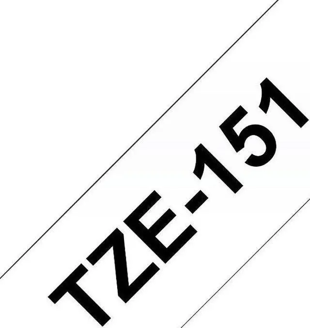 Alt view image 7 of 8 - Brother P-touch TZe 1" Laminated Tape Cartridge - 1" Width x 26 1/5 ft Length - Rectangle - Thermal Transfer - Clear - 1