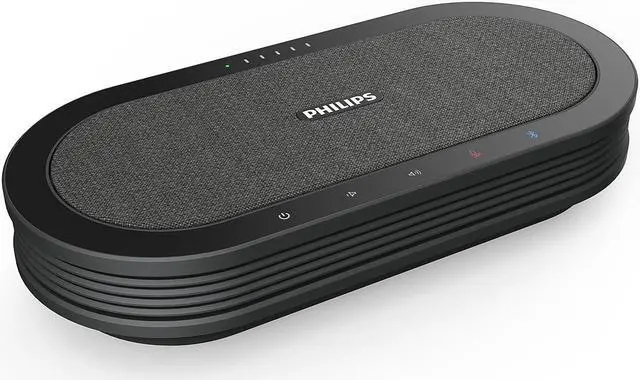 Main image of Philips SmartMeeting Bluetooth Speakerphone with Sembly AI Meeting Assistant Dark Gray (PSE0501)