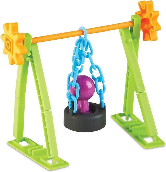 Alt view image 7 of 12 - Learning Resources Playground Building Set 10-1/10"Wx13-9/10"Lx3-1/10"H Multi LER2842