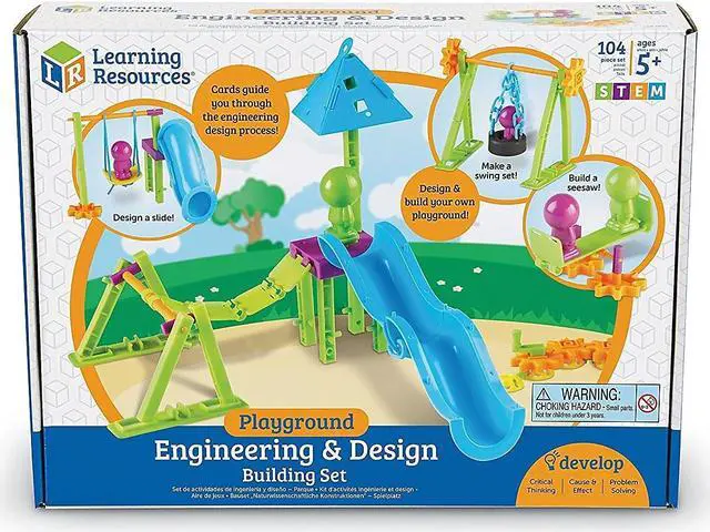 Alt view image 11 of 12 - Learning Resources Playground Building Set 10-1/10"Wx13-9/10"Lx3-1/10"H Multi LER2842