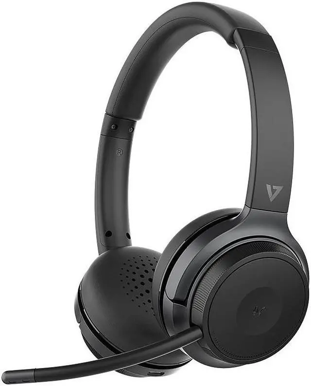 Alt view image 16 of 20 - V7 Wireless Stereo Headset On Ear Gray/Black (HB600S)