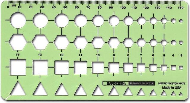 Rapidesign Circle Drafting Templates