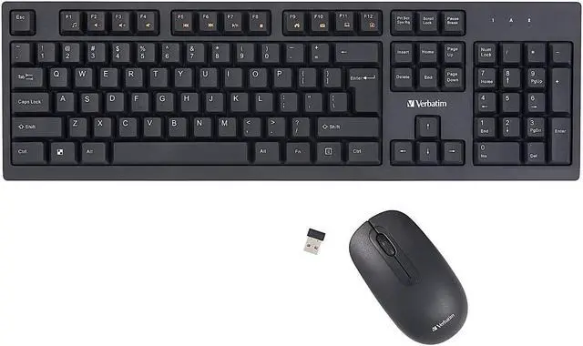 Alt view image 20 of 20 - Verbatim Wireless Keyboard and Mouse 70724