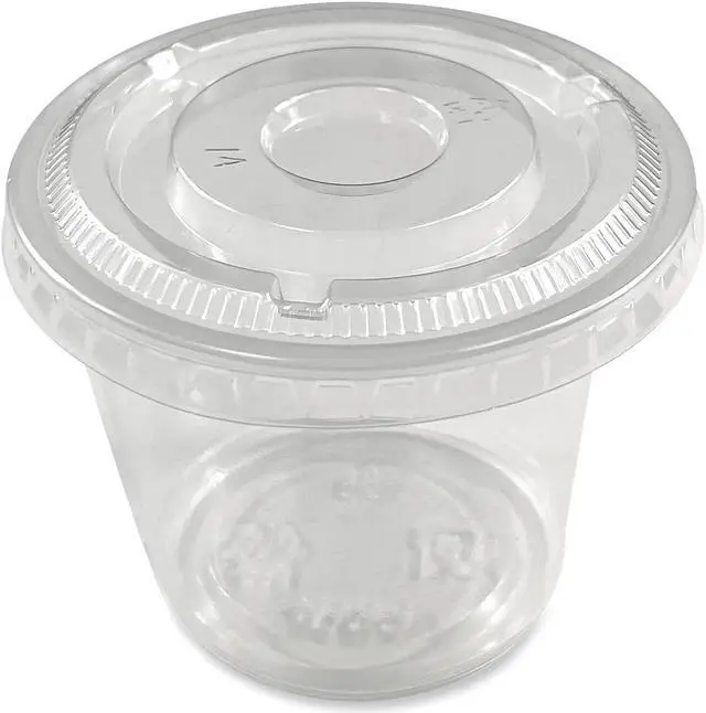Alt view image 4 of 5 - Boardwalk Souffle/Portion Cups 5.5 oz Polypropylene Translucent 2 500/Carton PRTN55TS