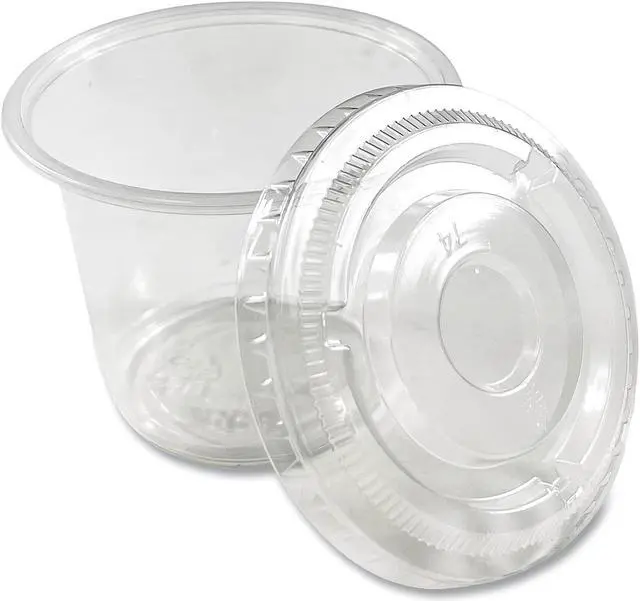 Alt view image 3 of 5 - Boardwalk Souffle/Portion Cups 5.5 oz Polypropylene Translucent 2 500/Carton PRTN55TS