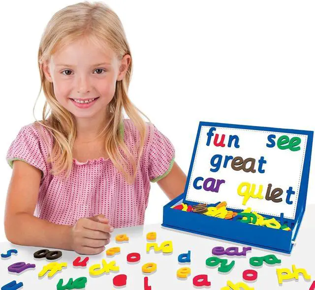Alt view image 11 of 19 - Learning Resources LRN7725 Upper & Lower Case Magnetic Letters, 82 Per Set