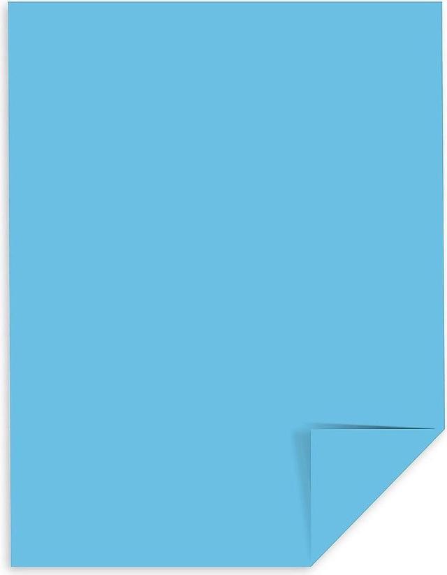 Astrobrights Cardstock Paper 65 lbs 8.5 x 11 Lunar Blue 477581