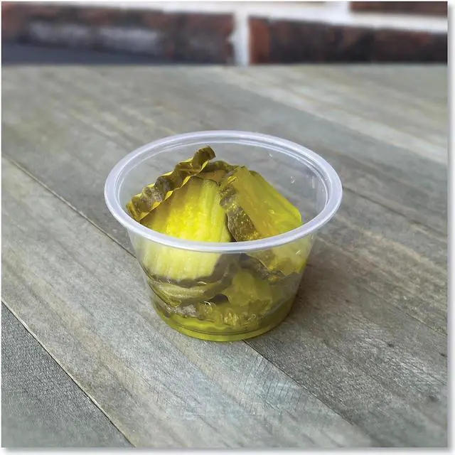 Alt view image 3 of 5 - Boardwalk Souffle/Portion Cups 4 oz Polypropylene Translucent 2 500/Carton PRTN4TS