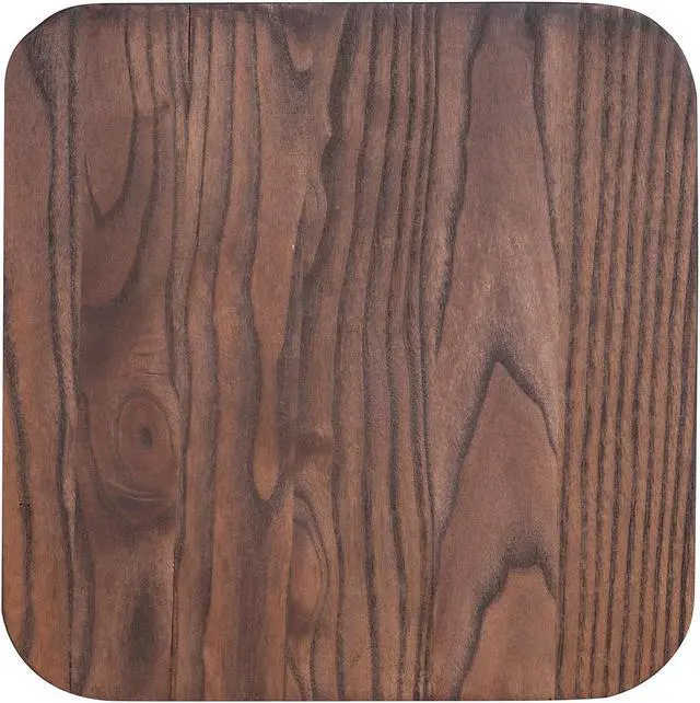 Alt view image 4 of 10 - Flash Furniture Wood Seat Rustic Walnut 4 Pack (4CH31320M1D)