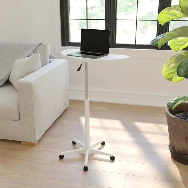 Alt view image 13 of 19 - Flash Furniture Cumberland Collection Glass End Table with Drawer and Shelf, Rustic Wood Grain Finish