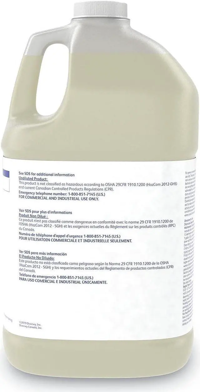 Alt view image 3 of 3 - DIVERSEY 4485501 Suma Drain Maintainer,1 gal,PK4