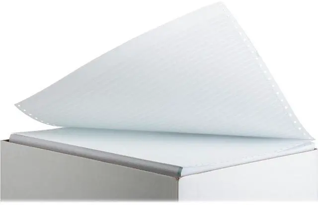 Main image of Sparco Computer Paper 1 Part 14-7/8"x11" 2700/CT 1/6" Green Bar 63541