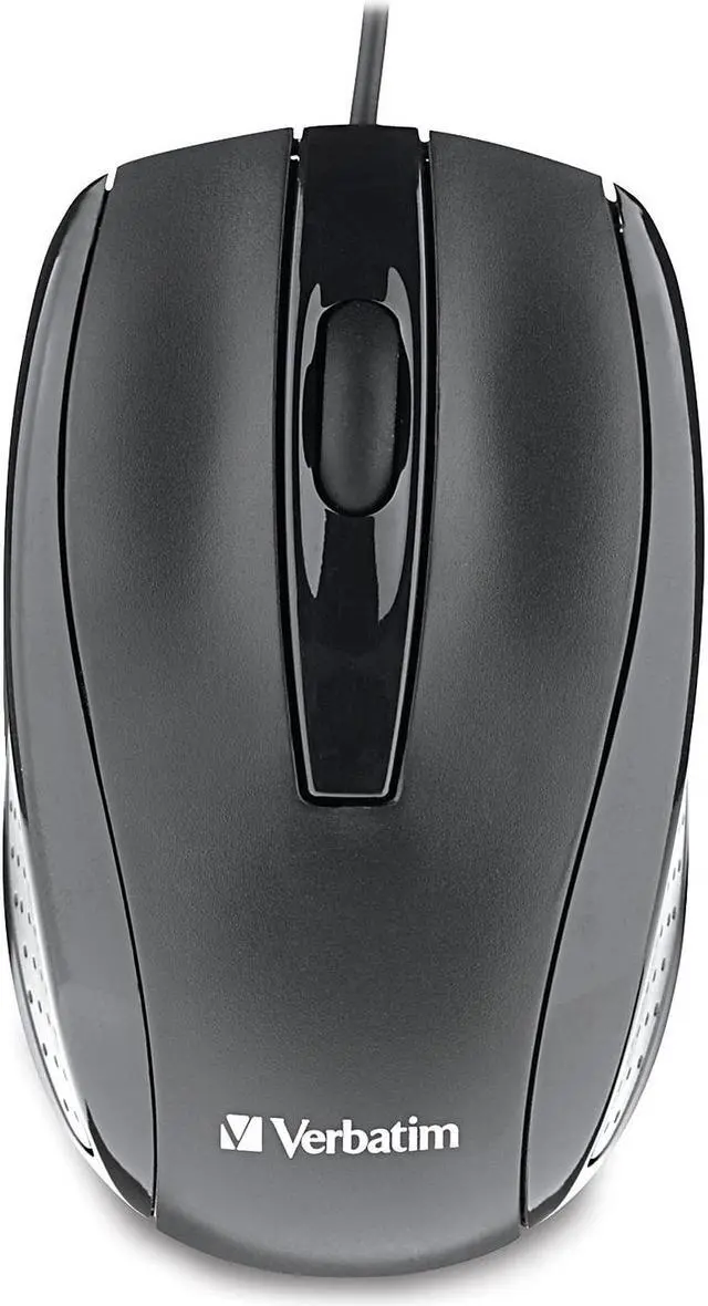 Alt view image 10 of 20 - Verbatim Universal Wired Optical Mouse Black (70733) VTM70733