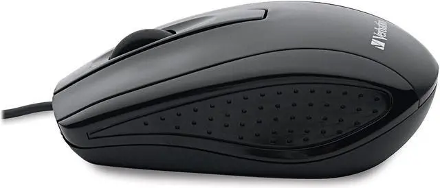 Alt view image 12 of 20 - Verbatim Universal Wired Optical Mouse Black (70733) VTM70733