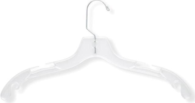 White Plastic Hangers - Pack of 24