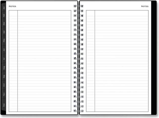 Alt view image 7 of 8 - 2024 AT-A-GLANCE 8.75 x 7 Harmony Daily Hardcover Planner Berry Cover 609980659