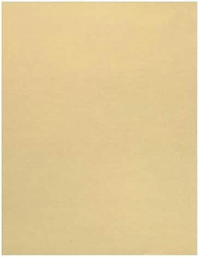 LUX 105 lb. Cardstock Paper 8.5 x 11 Blonde Metallic 50 Sheets/Pack  (81211-C-M07-50) 
