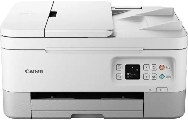 Alt view image 7 of 17 - Canon PIXMA TR7020a Wireless All-In-One Inkjet Color Printer, White #4460C072AA