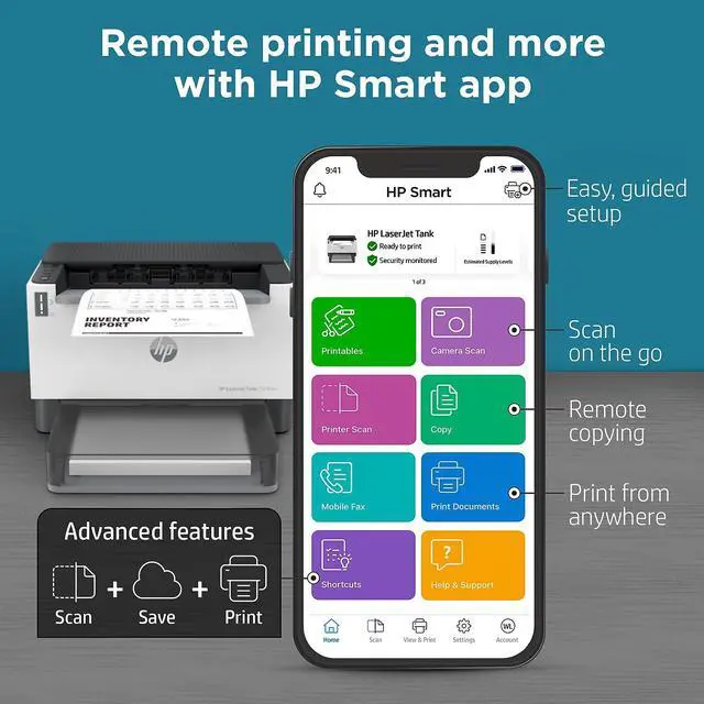 Alt view image 15 of 16 - HP LaserJet Tank 2504dw Printer (2R7F4A)