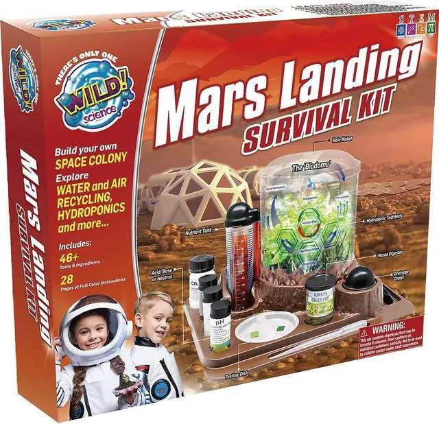 Alt view image 2 of 8 - Learning Advantage WILD! Science Assorted Materials Mars Landing Survival Kit Multicolored (CTUWES32XL)