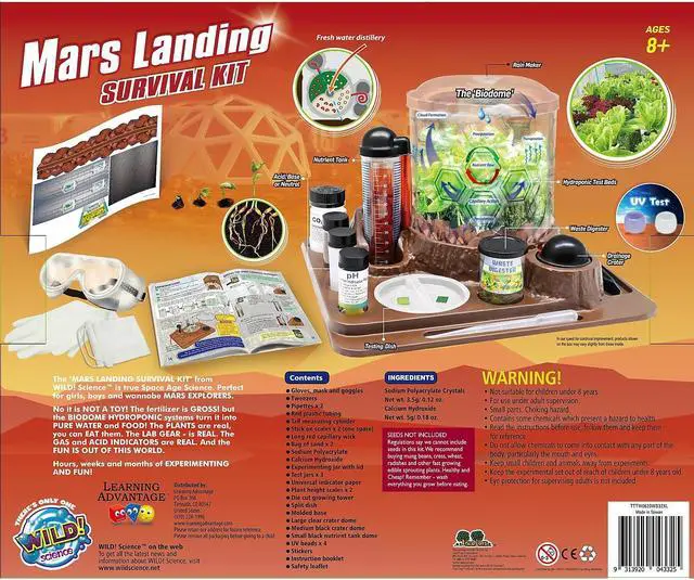 Alt view image 4 of 8 - Learning Advantage WILD! Science Assorted Materials Mars Landing Survival Kit Multicolored (CTUWES32XL)