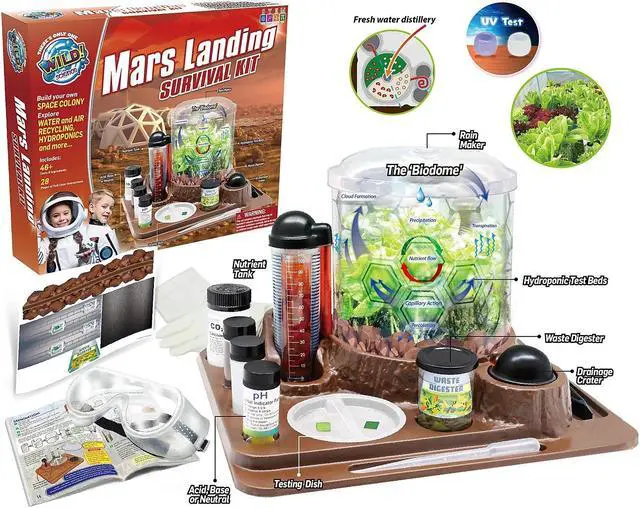 Main image of Learning Advantage WILD! Science Assorted Materials Mars Landing Survival Kit Multicolored (CTUWES32XL)