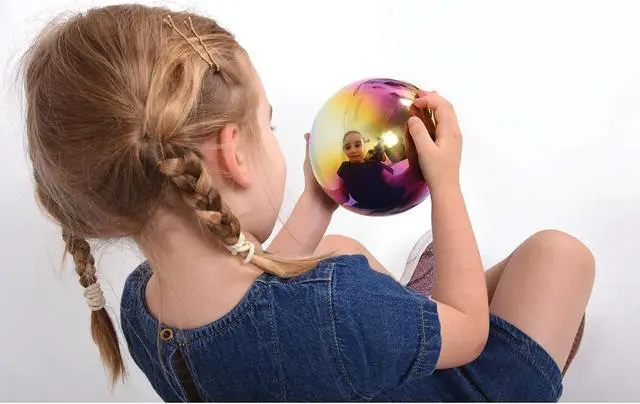 Alt view image 3 of 7 - Learning Advantage TickiT Sensory Reflective Balls Color Burst Set of 4 (CTU72221)