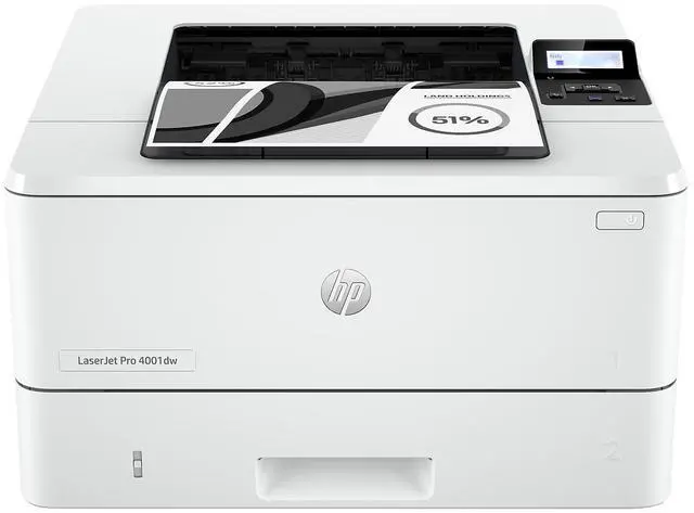 Alt view image 14 of 20 - HP LaserJet Pro 4001dw Laser Printer, Black And White Mobile Print Up to 80,000