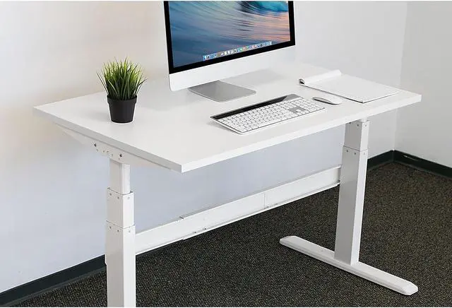 Alt view image 3 of 6 - Mount-It! Desk Table Top for Standing Desks | 48 Inch Wide x 29 Inch Deep | White