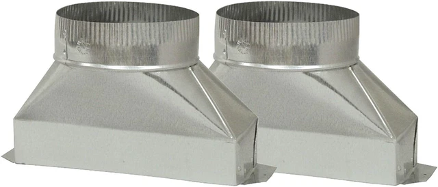 Alt view image 6 of 6 - Deflecto DGT36 Galvanized Round Transition (6")