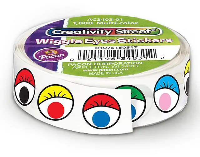 Alt view image 5 of 6 - Chenillekraft Wiggle Eyes Sticker