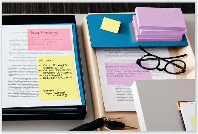 Alt view image 4 of 6 - Post-It Notes Value Pk 24 Pads Canary Yellow 1 1/2 X 2 65324VAD