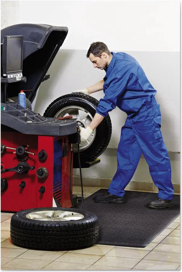 Alt view image 4 of 7 - Guardian Soft Step Supreme Anti-Fatigue Floor Mat 36 x 60 Black 24030501DIAM