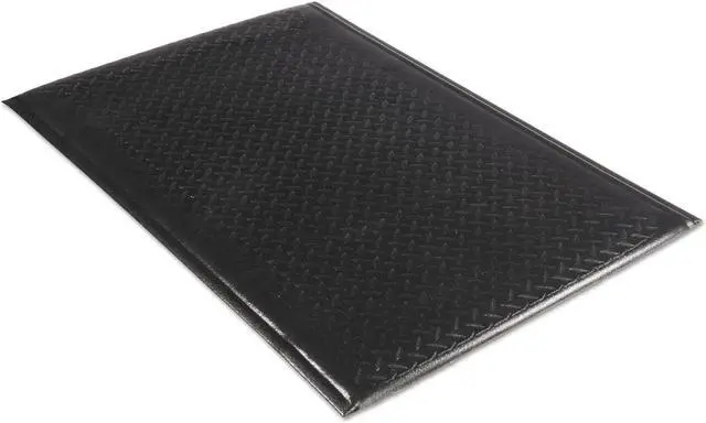Alt view image 6 of 7 - Guardian Soft Step Supreme Anti-Fatigue Floor Mat 36 x 60 Black 24030501DIAM