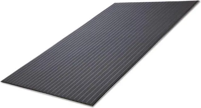 Alt view image 2 of 3 - Crown Ribbed Vinyl Anti-Fatigue Mat 24 x 36 Gray FL2436GY