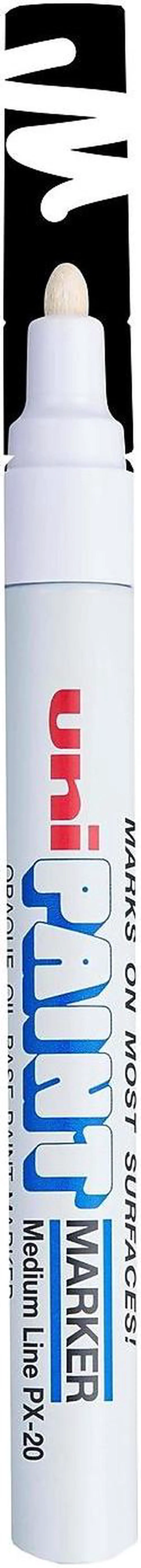 Alt view image 3 of 4 - Uni PAINT Fabric Marker Medium Point White (63613) 501007