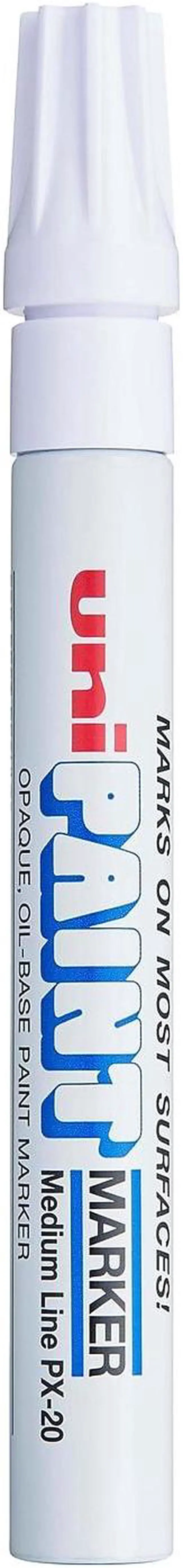 Main image of Uni PAINT Fabric Marker Medium Point White (63613) 501007