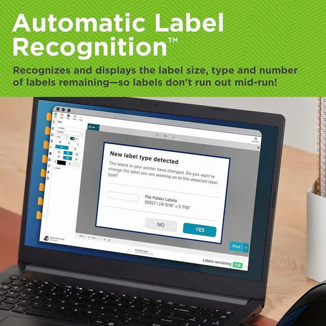 Alt view image 2 of 8 - Dymo LabelWriter 550 Turbo Desktop Label Printer (2112553)