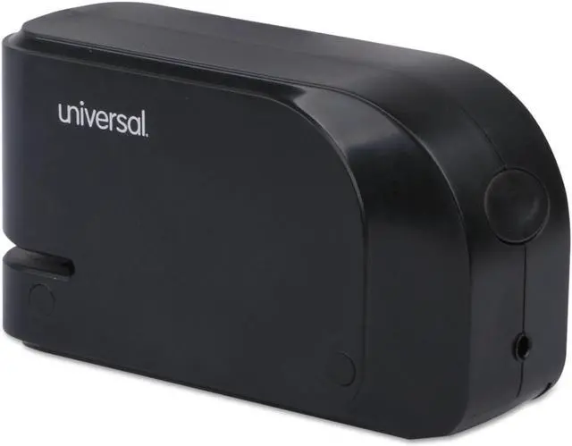 Alt view image 3 of 7 - UNIVERSAL Electric Half-Strip Stapler w/Staple Channel Release 20-Sheet Capacity Black 43120