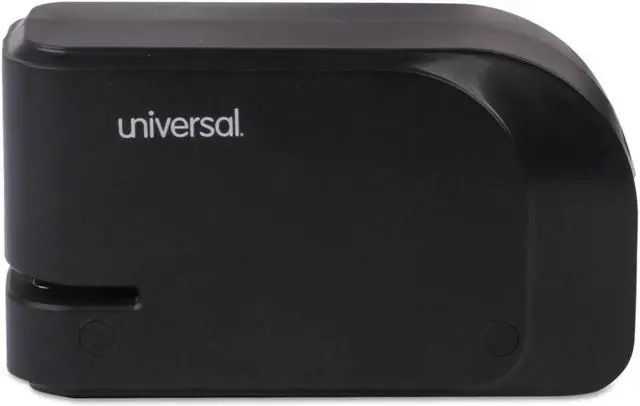Alt view image 4 of 7 - UNIVERSAL Electric Half-Strip Stapler w/Staple Channel Release 20-Sheet Capacity Black 43120
