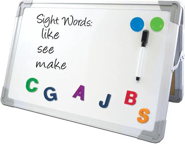 Main image of Flipside Double Sided Magnetic Dry-Erase Mobile Whiteboard Easel 20" x 16" 3/Set (FLP50002)