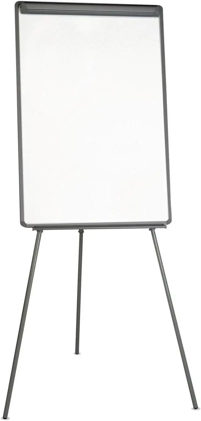 Alt view image 4 of 7 - MasterVision Basic Tripod Melamine Presentation Easel 22 1/2 x 42 White/Black EA2300045