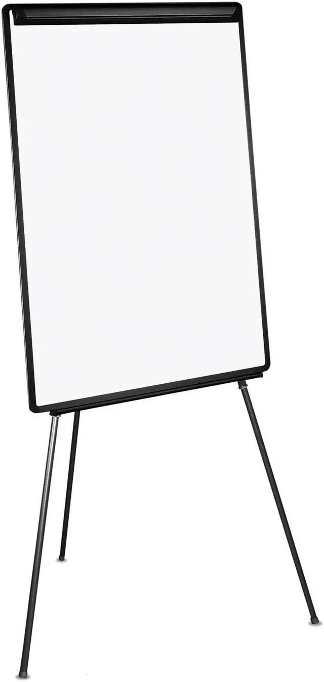 Alt view image 7 of 7 - MasterVision Basic Tripod Melamine Presentation Easel 22 1/2 x 42 White/Black EA2300045