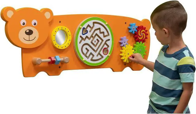 Alt view image 2 of 8 - Learning Advantage Three Activity Wall Panel Bear (CTU50471)