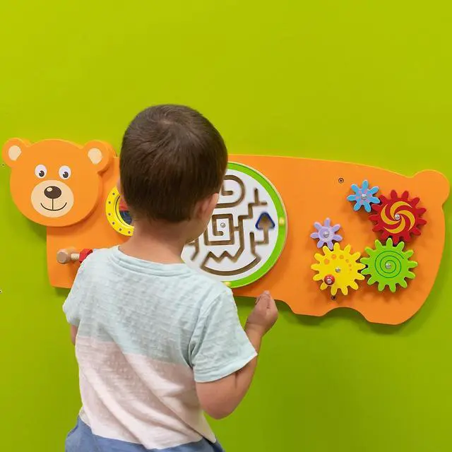 Alt view image 5 of 8 - Learning Advantage Three Activity Wall Panel Bear (CTU50471)