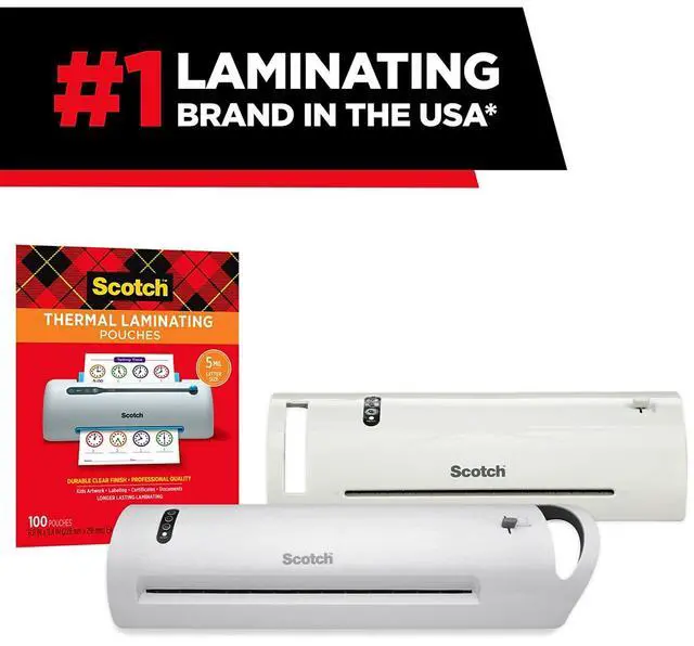 Alt view image 19 of 20 - Scotch Letter Size Thermal Laminating Pouches 3 mil 11 2/5 x 8 9/10 200 per Pack TP3854200