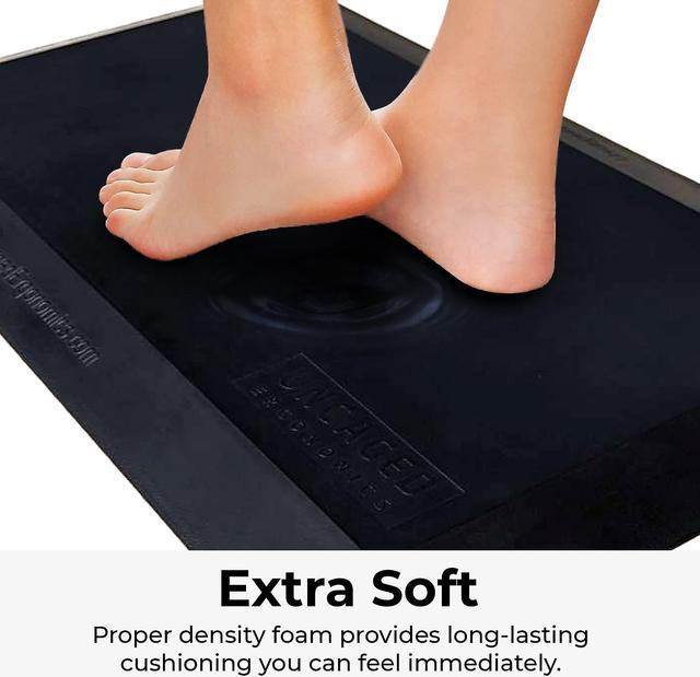Alt view image 3 of 14 - Anti Fatigue Mat Standing Desk Office - 20x34 in Standing Desk Mat Anti Fatigue floor mat Kitchen Mat Office Desk Accessories standing mat home office accessories Anti Fatigue Mat for Standing Desk